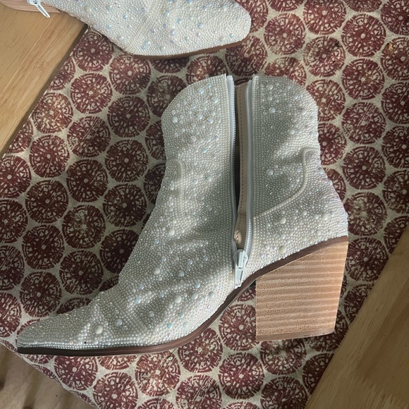 Betsey Johnson Emory Rhinestone Boot - Picture 2 of 7